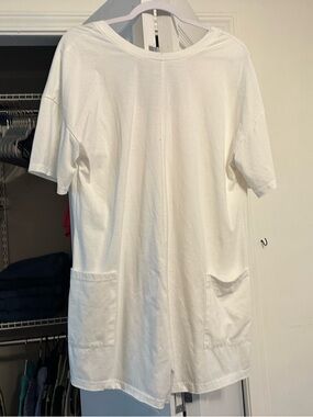 Classic White Pocket romper